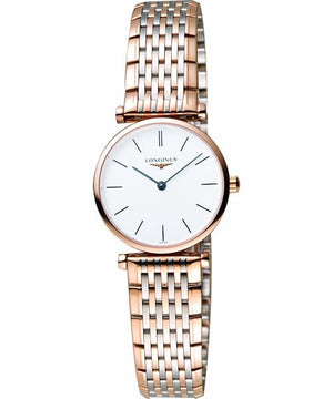 Longines La Grande Classique De Longines White Dial Two Tone Steel Strap Watch for Women - L4.209.1.92.7