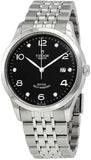 Tudor 1926 Automatic Diamonds Black Dial Silver Steel Strap Watch for Men - M91650-0004