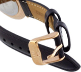 Daniel Wellington Petite Sheffield White Dial Black Leather Strap Watch For Women - DW00100174