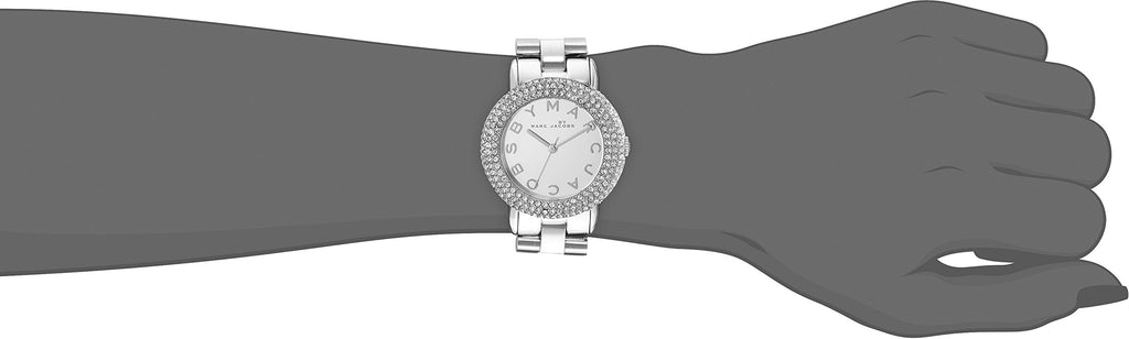 Marc Jacobs Marci Silver Dial Silver Steel Strap Watch for Women - MBM3190