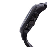 Marc Jacobs Larry Chronograph Black Dial Black Steel Strap Watch for Men - MBM8606