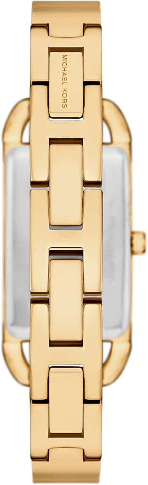 Michael Kors Empire Analog Gold Dial Gold Steel Strap Watch for Women - MK4840