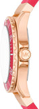 Michael Kors Everest Analog Rose Gold Dial Pink Silicone Strap Watch For Women - MK7359