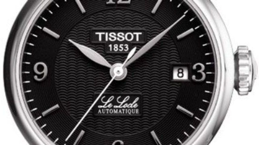 Tissot Le Locle Small Automatic Black Dial Silver Steel Strap Watch For Women - T41.1.183.54