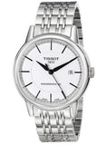 Tissot Carson Powermatic 80 Silver Dial Silver Steel Strap Watch For Men - T085.407.11.011.00