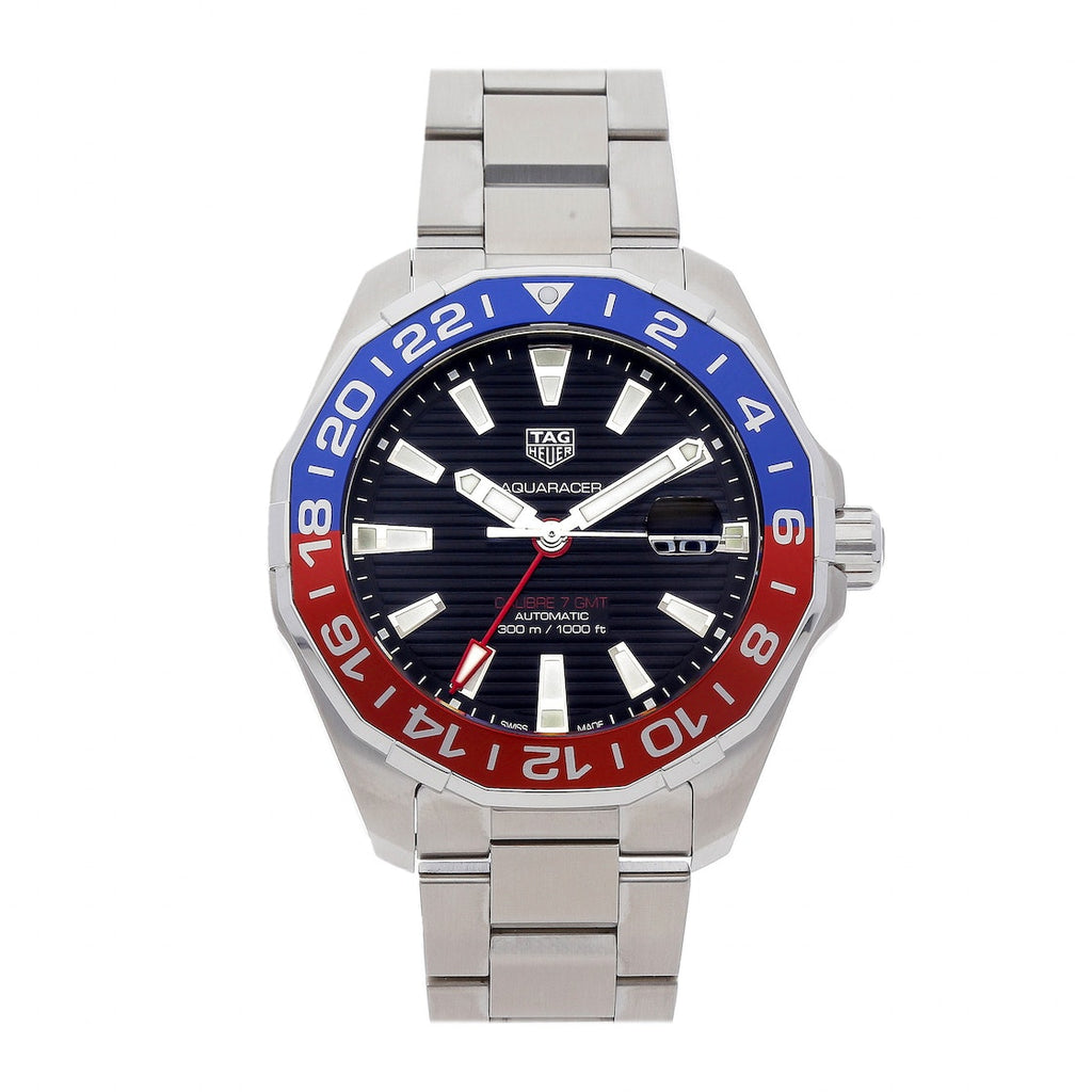 Tag Heuer Aquaracer Pepsi Black Dial Watch for Men - WAY201F.BA0927