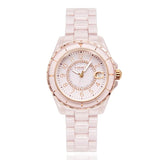 Coach Preston Pink Dial Pink Steel Strap Watch for Women - 14503463