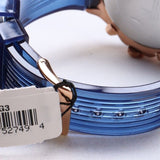 Guess Poseidon Chronograph Blue Dial Blue Silicone Strap Watch For Men - GW0425G3