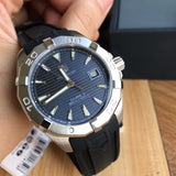 Tag Heuer Aquaracer Caliber 5 Automatic Black Dial Black Rubber Strap Watch for Men - WAY2113.FT8021