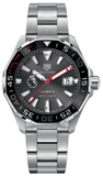 Tag Heuer Aquaracer Calibre 5 Premiere League Edition Black Dial Silver Stainless Steel Watch for Men - WAY201D.BA0927