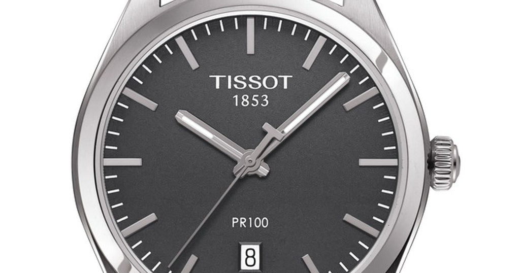 Tissot PR 100 Quartz Leather Strap Watch For Men - T101.410.16.441.00