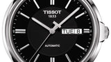 Tissot Automatics III Black Dial Silver Steel Strap Watch For Men - T065.430.11.051.00