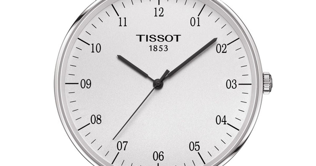 Tissot T Classic Everytime Large White Dial Blue NATO Strap Watch For Men - T109.610.17.037.00