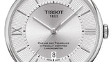 Tissot T Classic Chemin Des Tourelles Silver Dial Silver Steel Strap Watch For Men - T099.408.11.038.00