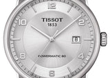 Tissot Luxury Powermatic 80 Silver Dial Silver Steel Strap Watch For Men - T086.407.11.037.00