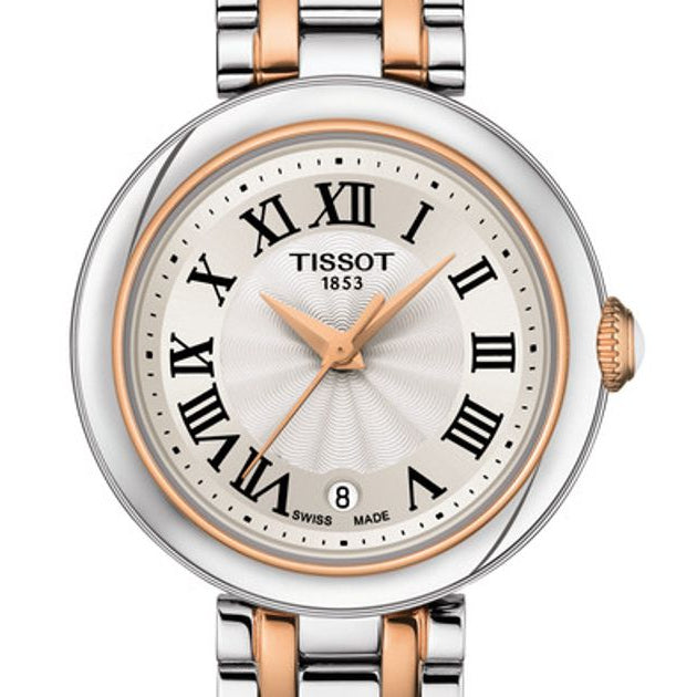 Tissot Bellissima Small Lady White Dial Two Tone Steel Strap Watch For Women - T126.010.22.013.01