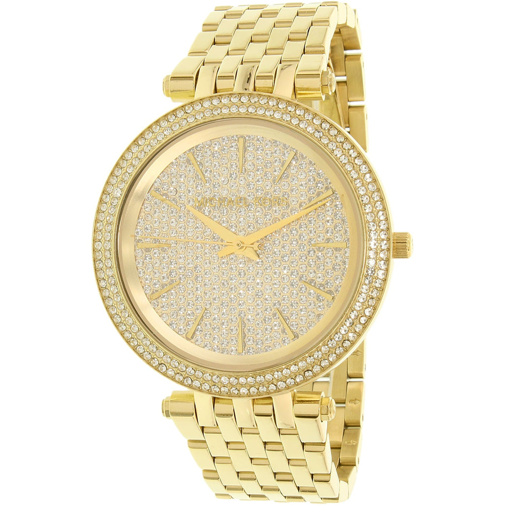 Michael Kors Darci Gold Dial Gold Steel Strap Watch for Women - MK3438