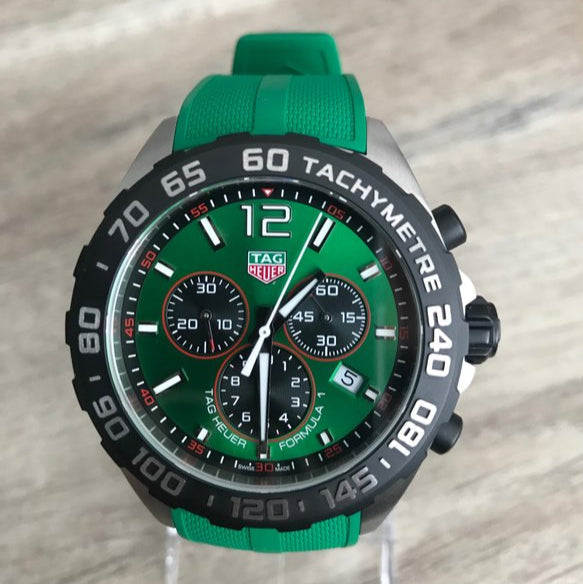 Tag Heuer Formula 1 Green Dial Watch for Men - CAZ101AP.FT8056
