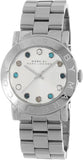 Marc Jacobs Amy White Dial Silver Steel Strap Watch for Women - MBM3140