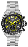 Tag Heuer Formula 1 Chronograph Grey Dial Silver Steel Strap Watch for Men - CAZ101AG.BA0842