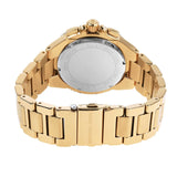 Michael Kors Camille Chronograph White Dial Gold Steel Strap Watch For Women - MK6994