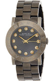 Marc Jacobs Rock Crystal Grey Dial Grey Steel Strap Watch for Women - MBM8596