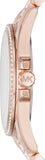 Michael Kors Runway Mother of Pearl Dial Rose Gold Steel Strap Watch For Women - MK6856