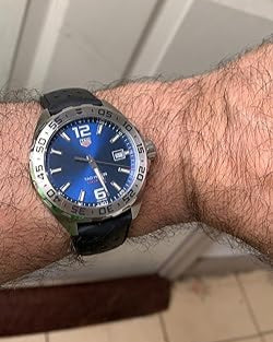 Tag Heuer Formula 1 Quartz Blue Dial Black Rubber Strap Watch for Men - WAZ1118.FT8023