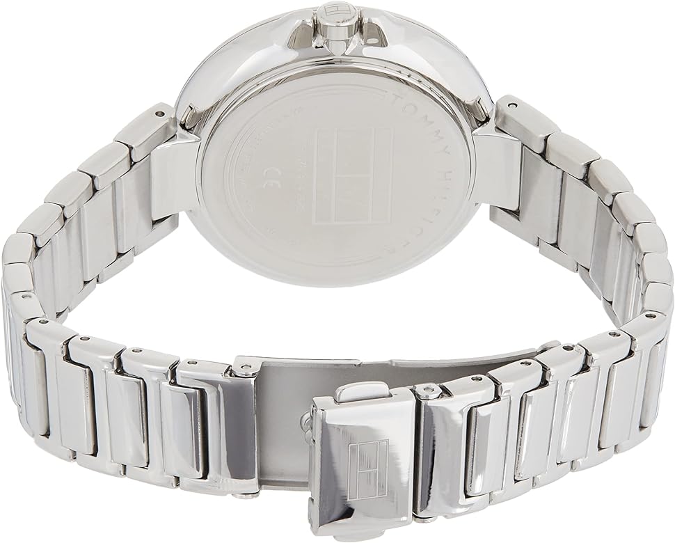 Tommy Hilfiger Angela Blue Dial Silver Steel Strap Watch for Women - 1782126