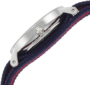 Daniel Wellington Classic Southampton White Dial Three Tone Nylon Strap Watch For Women - DW00100050