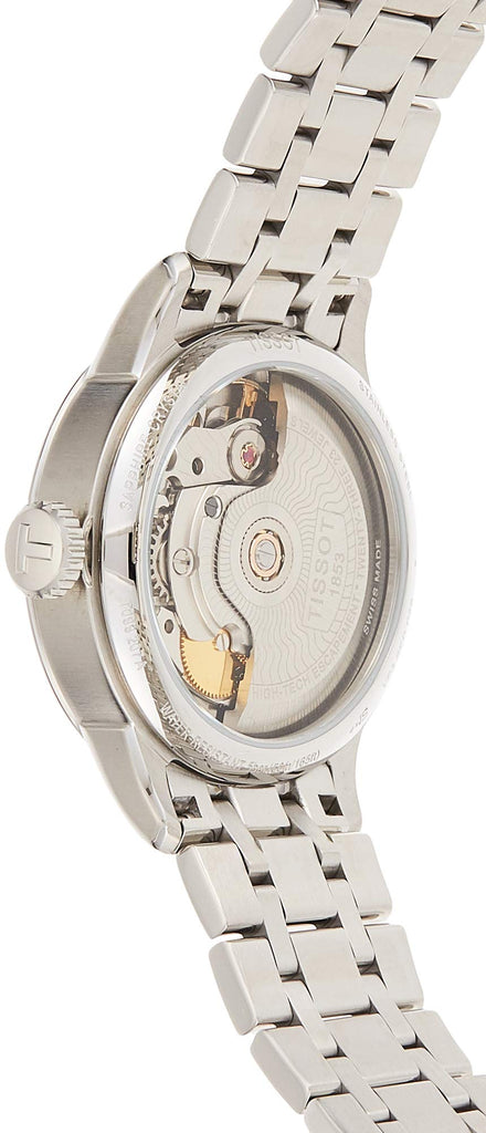 Tissot Chemin Des Tourelles Powermatic 80 Lady White Dial Silver Steel Strap Watch For Women - T099.207.11.037.00