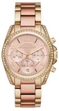 Michael Kors Blair Chronograph Rose Gold Dial Two Tone Steel Strap Watch for Women - MK6316