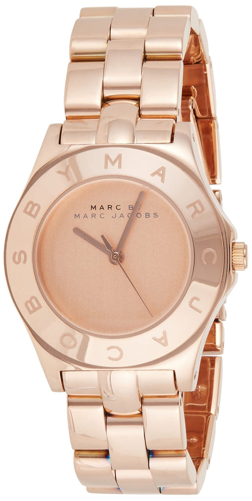Marc Jacobs Blade Rose Gold Dial Rose Gold Steel Strap Watch for Women - MBM3127