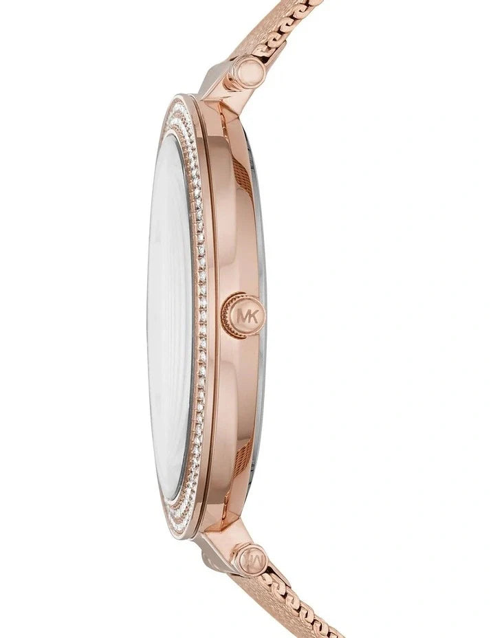 Michael Kors Darci Rose Gold Dial Rose Gold Steel Strap Watch for Women - MK3439