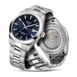 Tissot Gentlemen Powermatic 80 Silicium Blue Dial Silver Steel Strap Watch For Men - T127.407.11.041.00
