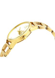 Calvin Klein Stately White Dial Gold Steel Strap Watch for Women - K3G2352W