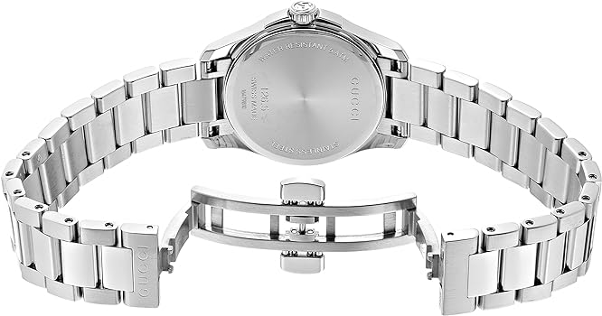 Gucci G Timeless Quartz Silver Dial Silver Steel Strap Watch For Women - YA126551