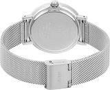 Guess Iconic Quartz Silver Dial Silver Mesh Bracelet Watch For Women - GW0527L1