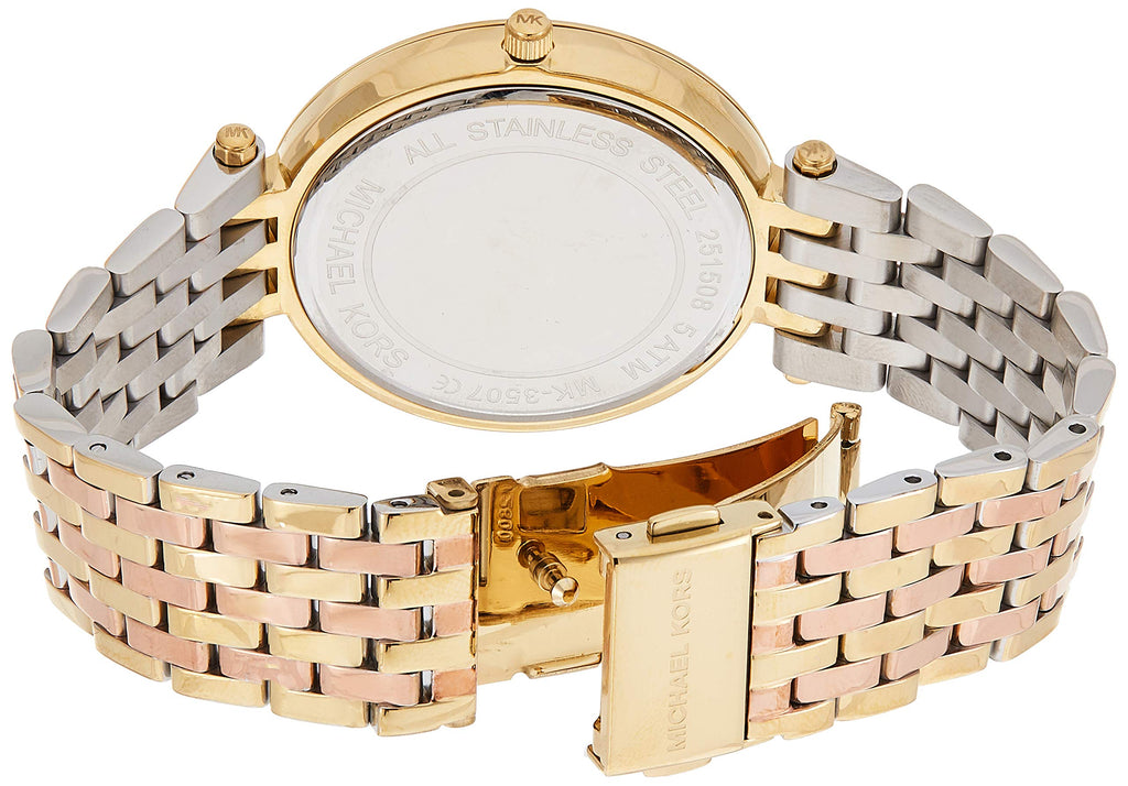 Michael Kors Darci Rose Gold Dial Rose Gold Steel Strap Watch for Women - MK3507