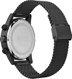Hugo Boss Talent Gunmetal Dial Grey Mesh Bracelet Watch for Men - 1513637
