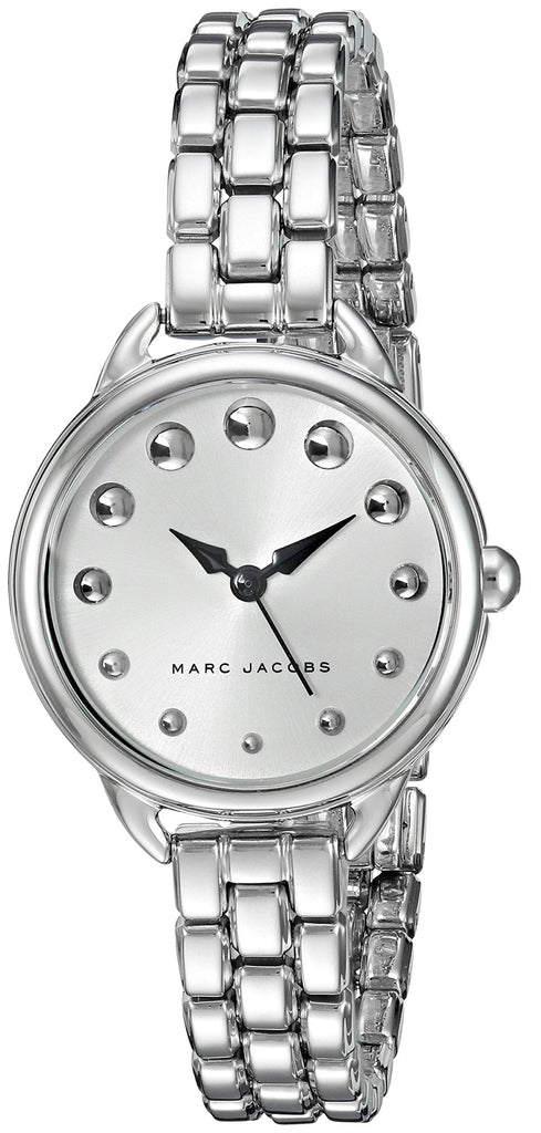 Marc Jacobs Betty White Dial Silver Steel Strap Watch for Women - MJ3497