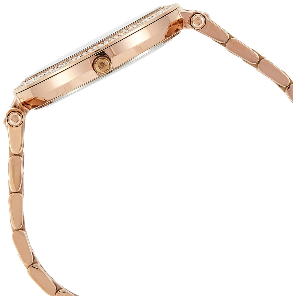 Michael Kors Darci Blue Dial Rose Gold Steel Strap Watch for Women - MK3728