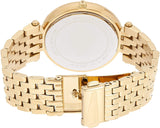 Michael Kors Darci Silver Dial Gold Stainless Steel Strap Watch for Women - MK3191