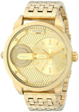 Diesel Mini Daddy Gold Dial Gold Steel Strap Watch For Men - DZ7306