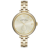Marc Jacobs Sally Champagne Gold Dial Gold Steel Strap Watch for Women - MBM3363
