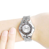 Marc Jacobs Henry White Dial Silver Steel Strap Watch for Women - MBM3291