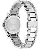 Gucci G Timeless Quartz Silver Dial Silver Steel Strap Watch For Women - YA126551