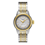 Tissot Carson Automatic Silver Dial Two Tone Steel Strap Watch For Women - T085.207.22.011.00