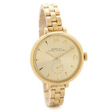 Marc Jacobs Sally Champagne Gold Dial Gold Steel Strap Watch for Women - MBM3363