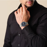 Maserati Epoca Chronograph Blue Dial Silver Steel Strap Watch For Men - R8873618024